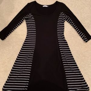 Black and White Calvin Klein Dress